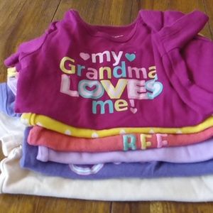 Assorted  infant onsies bundle